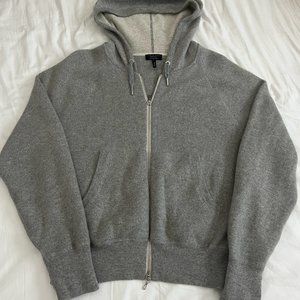 Rag & Bone - Venture Cashmere Zip-Up Hoodie - Gray - XL